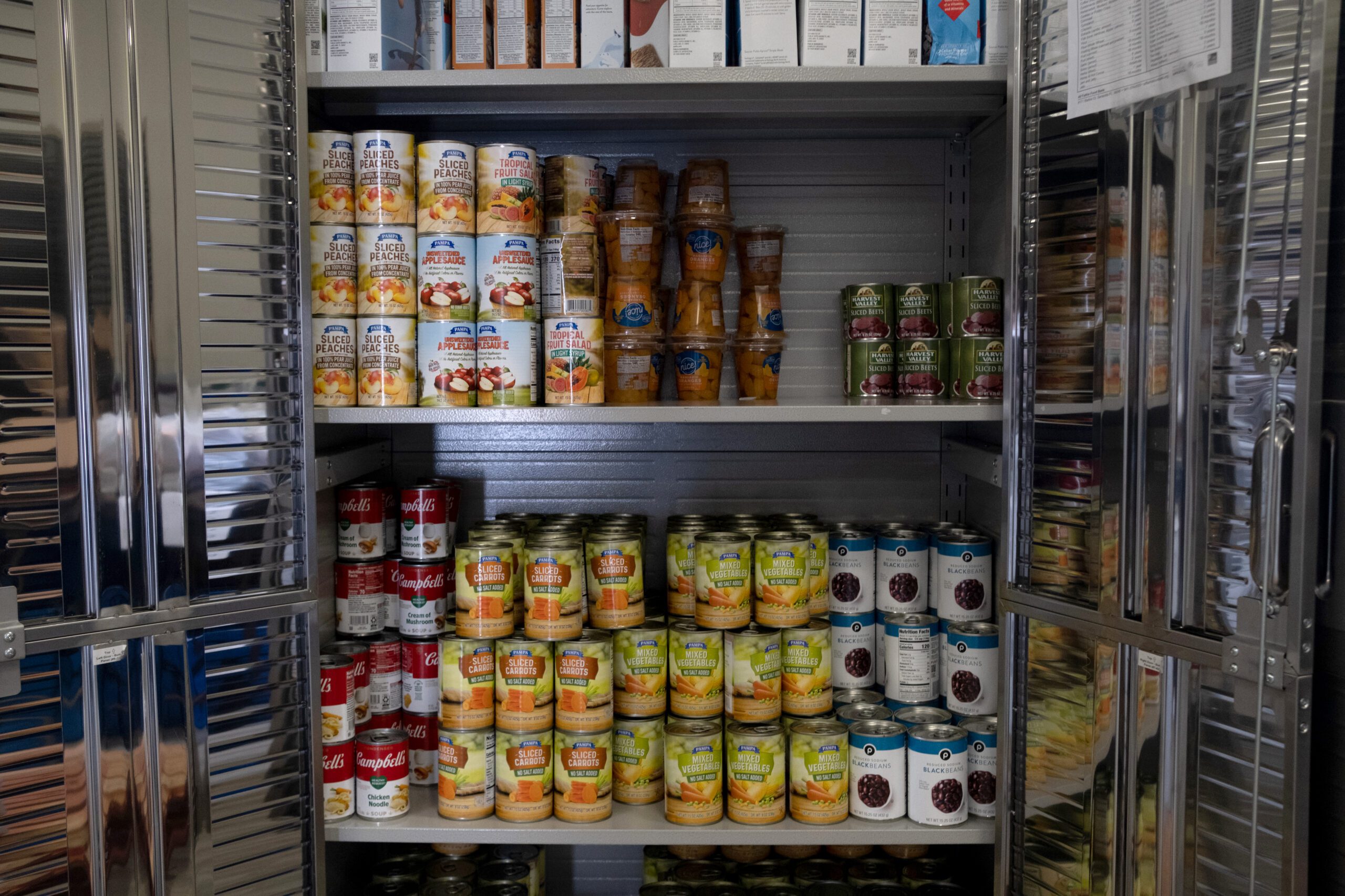 Food pantry for people with disabilities at the Suncoast Center for Independent Living in Sarasota, Florida on March 17, 2023.