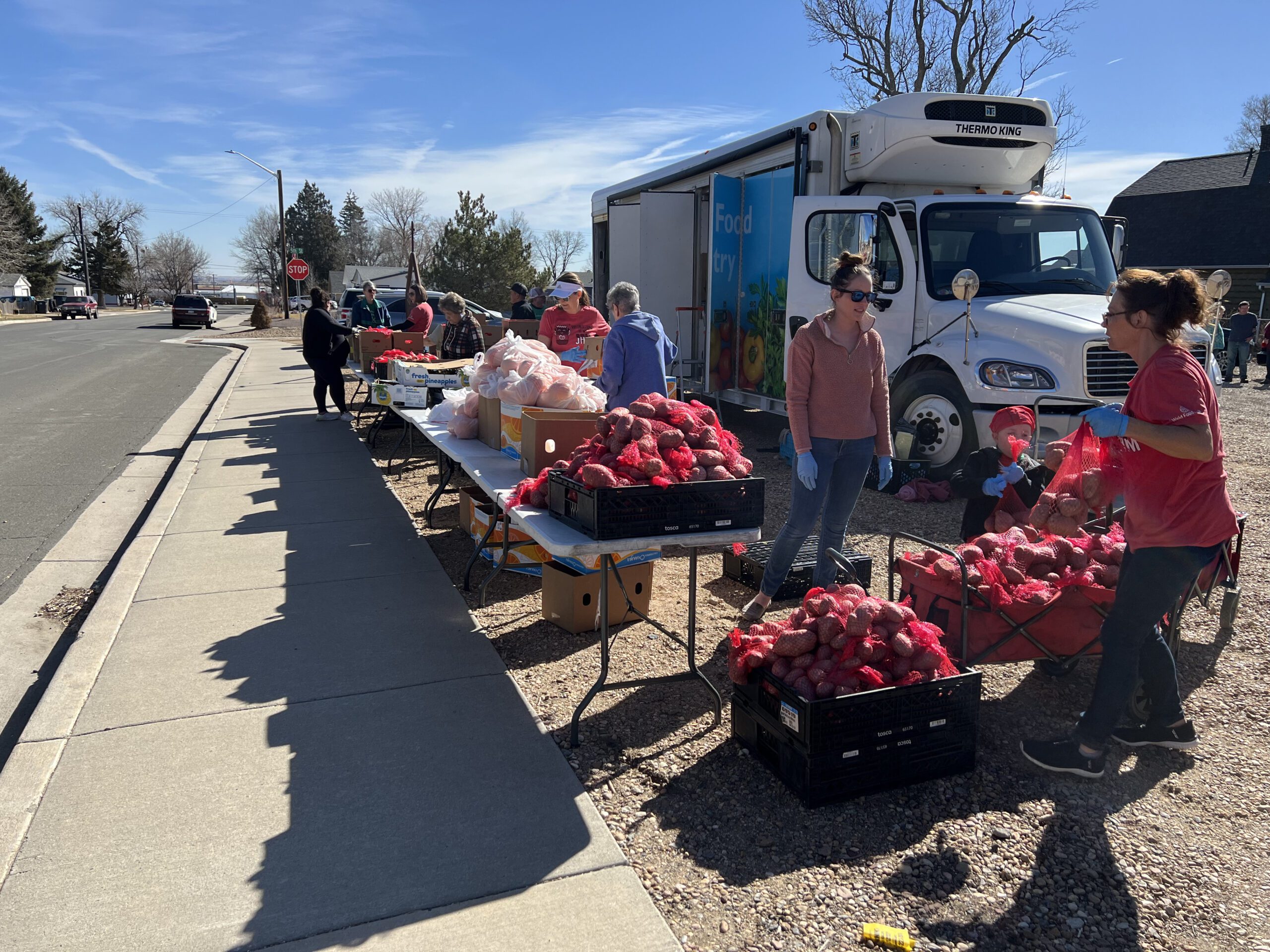 Mobile Food Pantry Above Unique Need